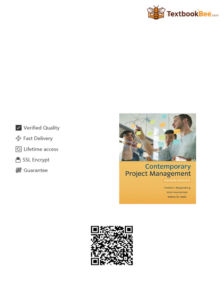 Contemporary Project Management 4th Edition by Timothy Kloppenborg ...