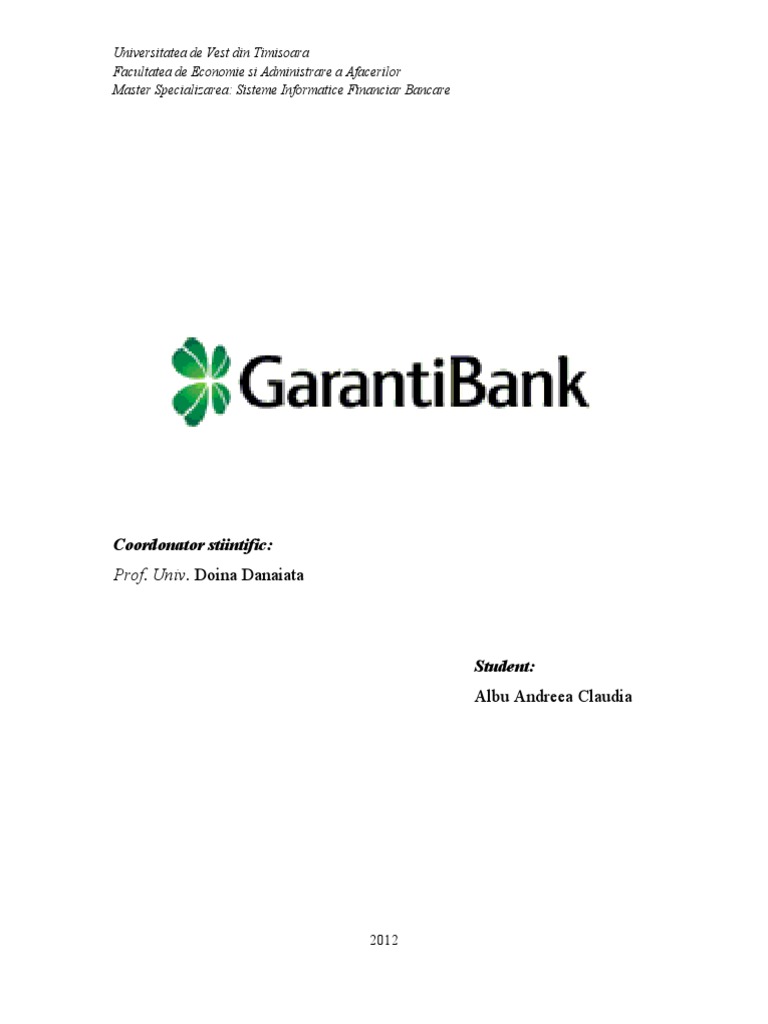 Garanti Bank Referat