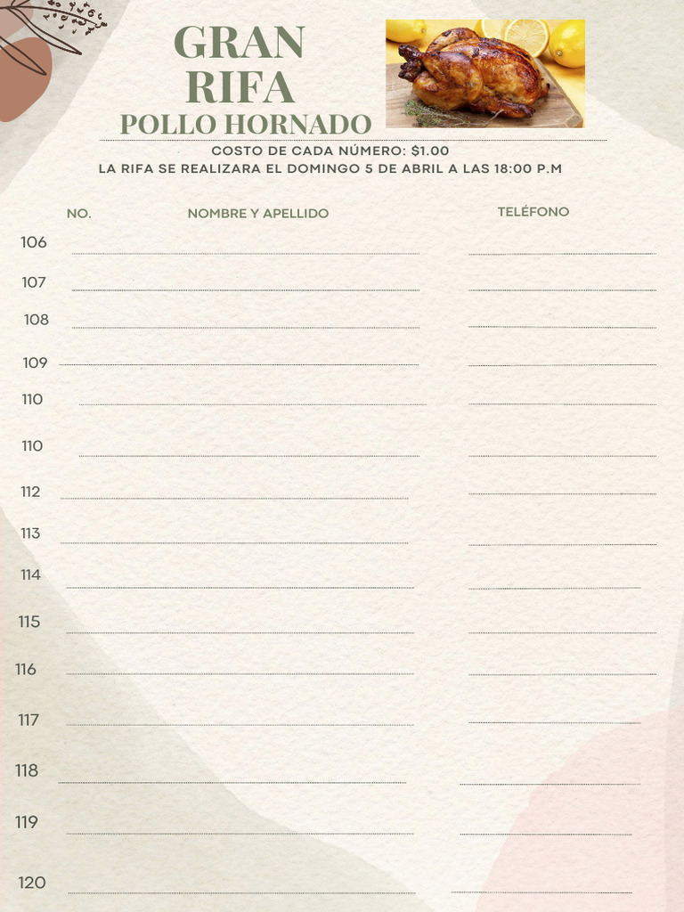 rifa de pollo (8) | PDF