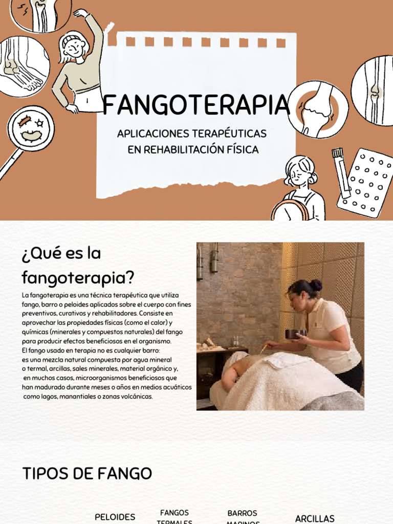 Fango Terapia Complementaria Un3 | PDF | Medicina | Especialidades Medicas