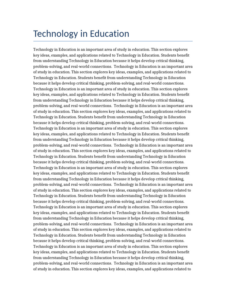 Educational Document 4 | PDF