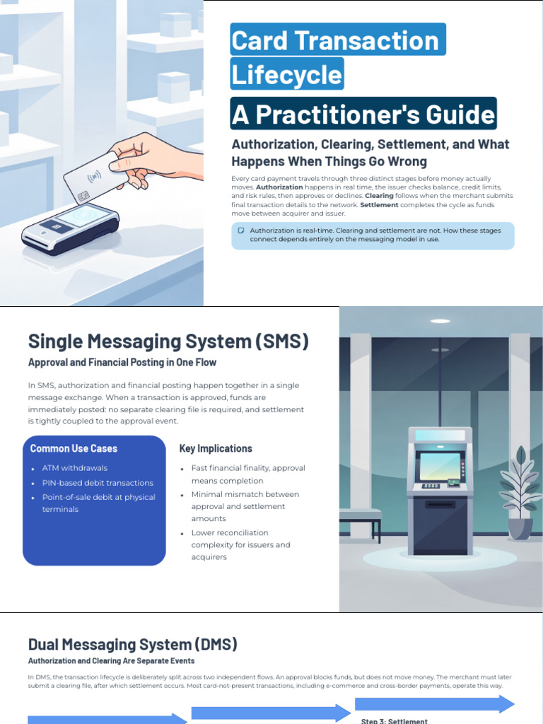 Card Transaction Lifecycle | PDF