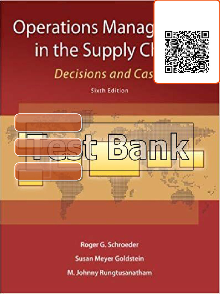 Unlock Operations Management in the Supply Chain Decisions and Cases ...