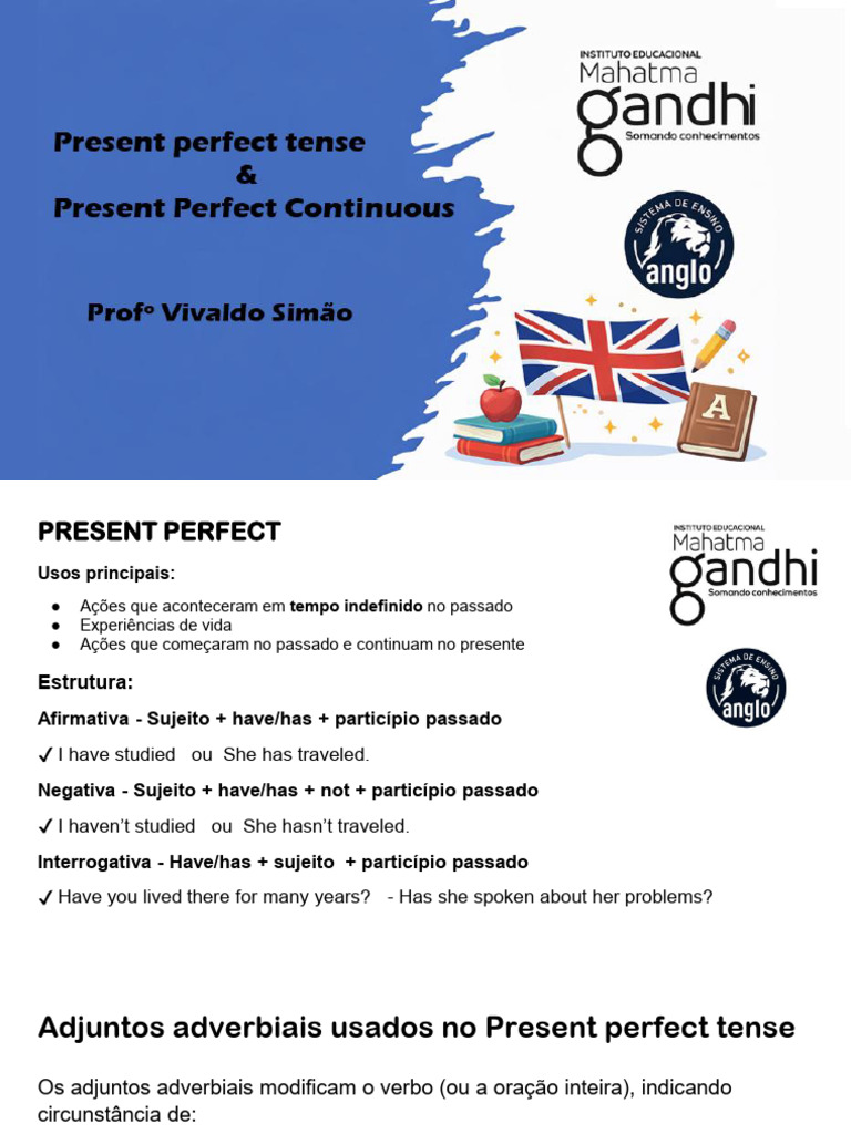 Present Perfect Tense | PDF