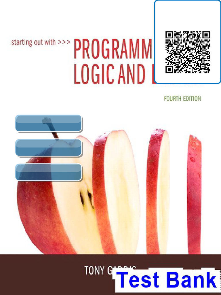Access the Starting Out with Programming Logic and Design 4th Edition ...