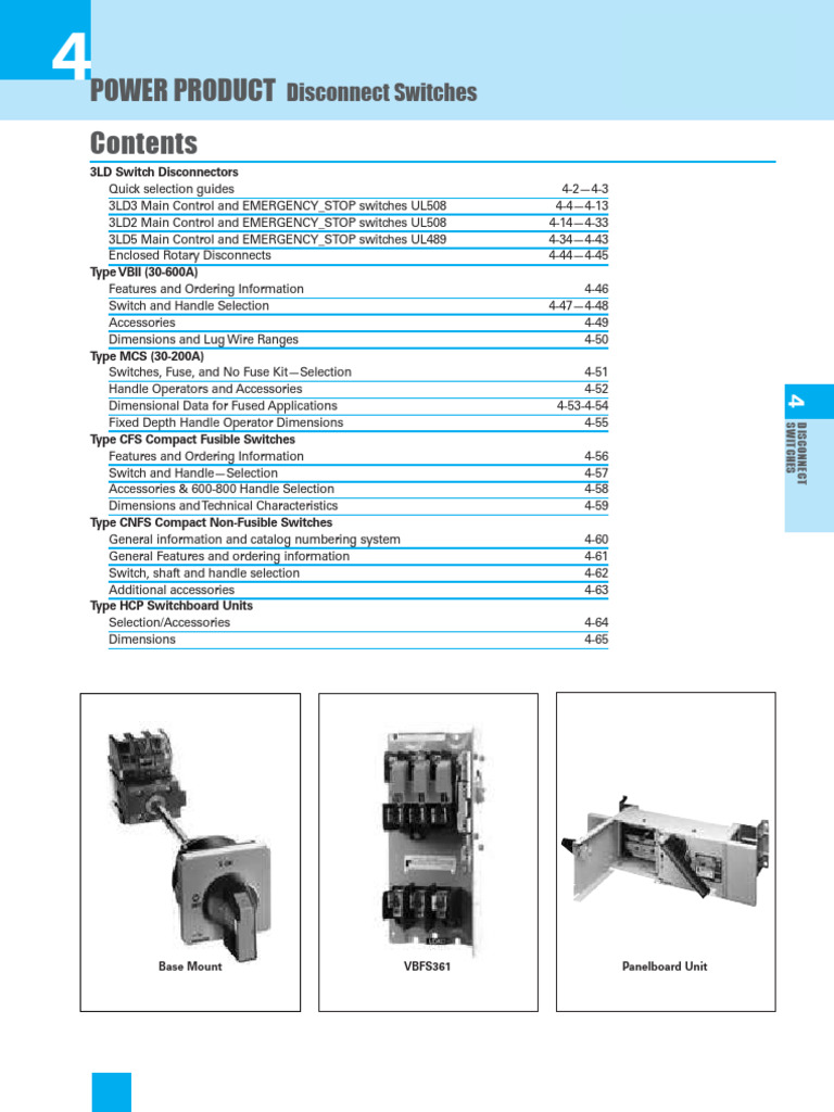 Pages From s04-Disconnect-switches 1 | PDF | Switch | Fuse (Electrical)
