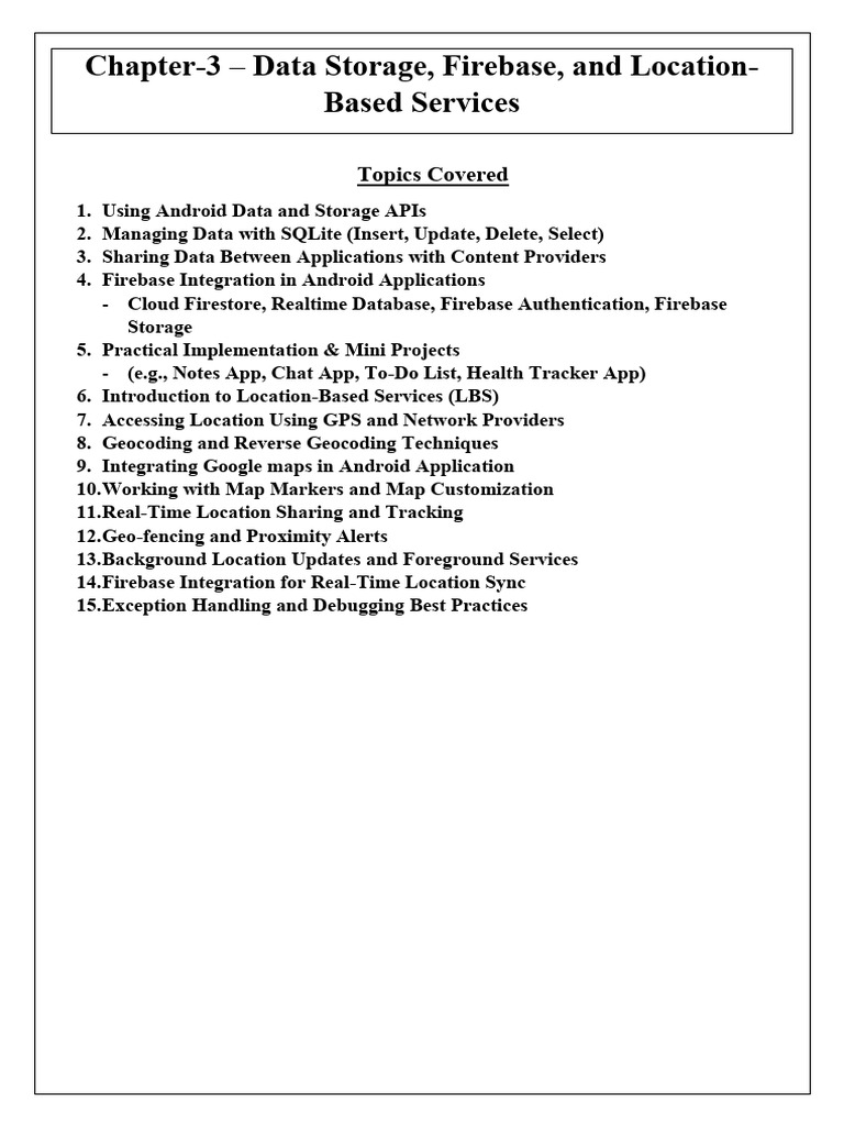 Android Ch3 Sav | PDF | Databases | Mobile App