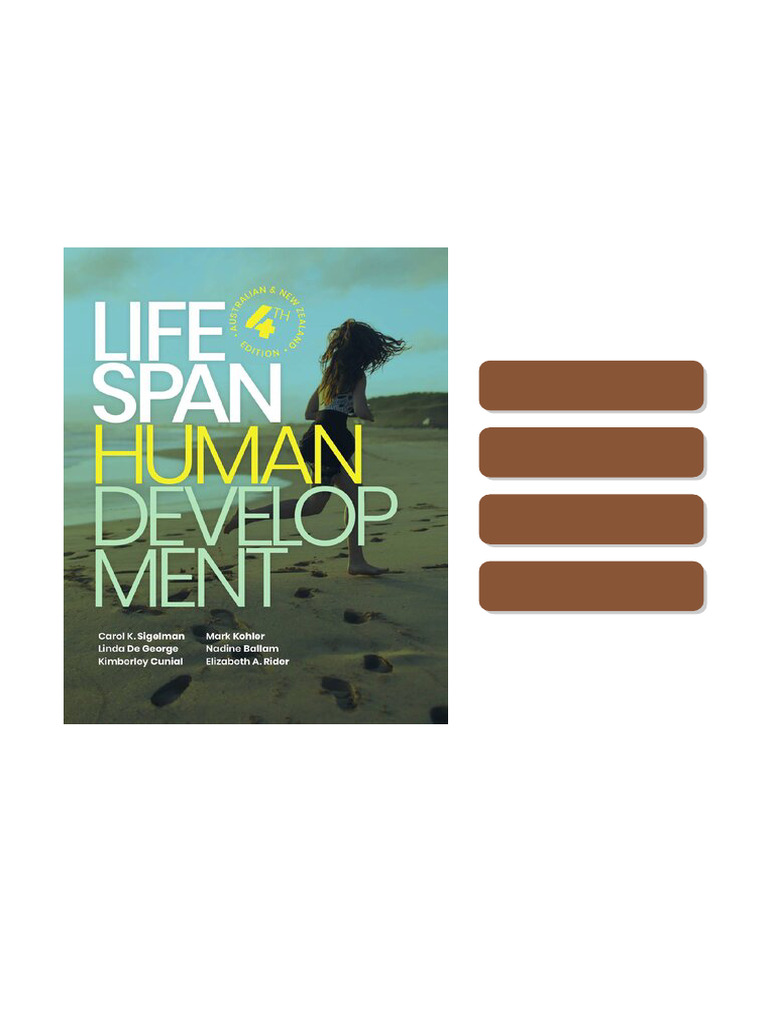 Life Span Human Development 4th Edition Carol K. Sigelman available ...