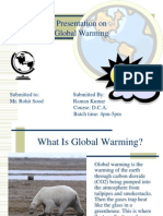Presentation On Global Warming