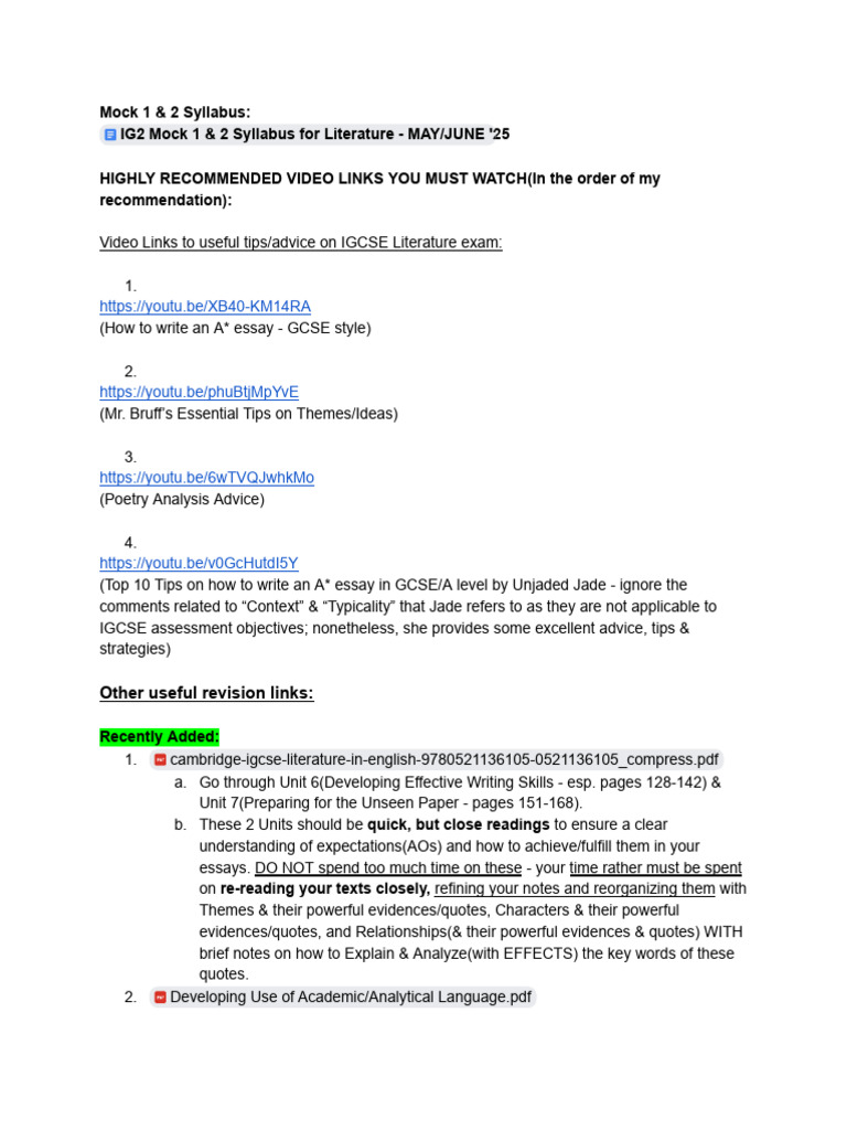 Tips & Strategies(With Ecr & Examiner Comments) | PDF