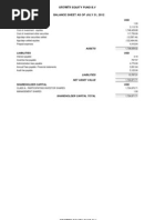 Balance Sheet Format 2