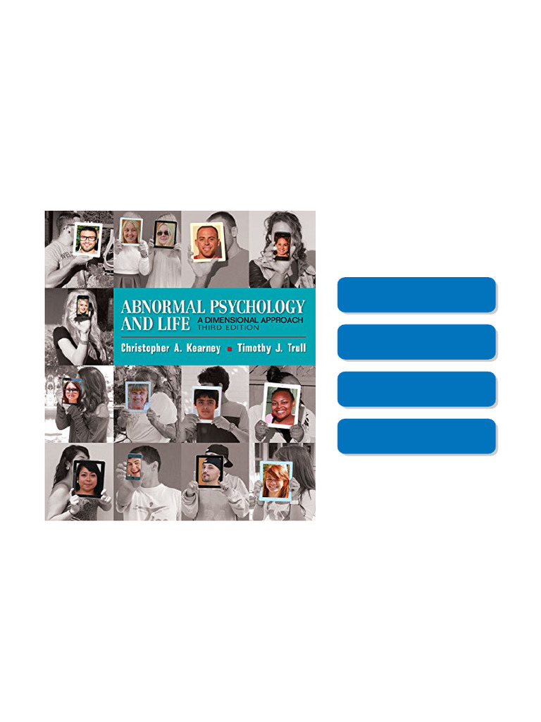 Where To Download Abnormal Psychology and Life: A Dimensional Approach ...