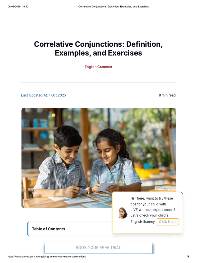 Correlative Conjunctions_ Definition, Examples, And Exercises | PDF ...
