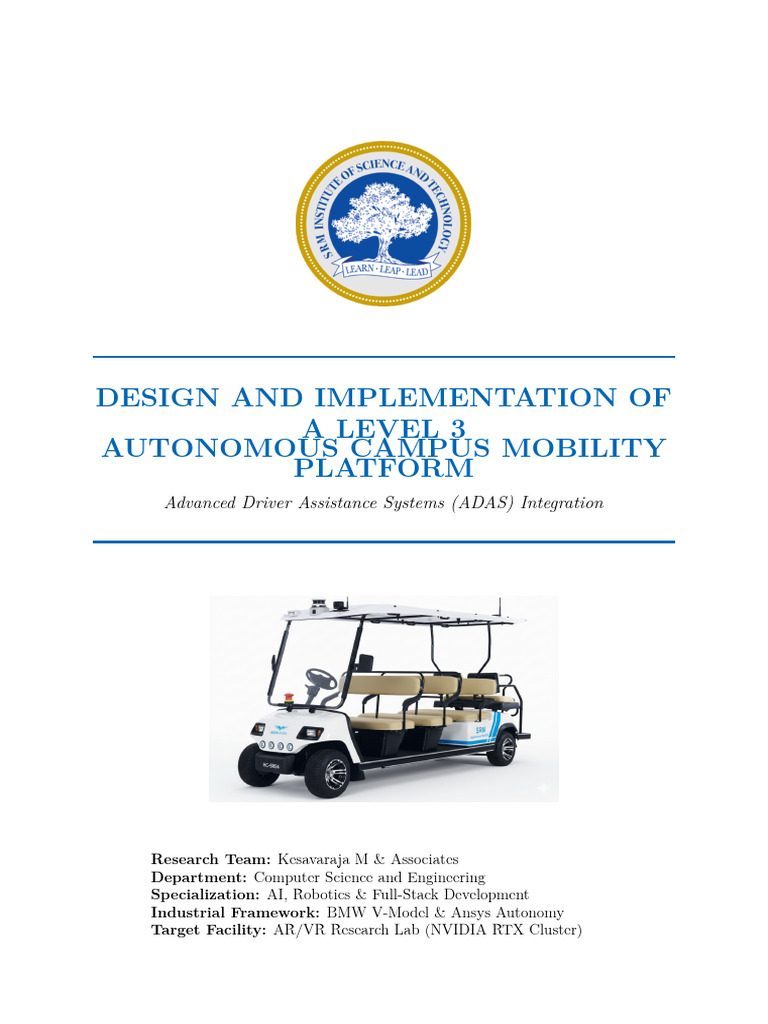 Implementation Plan ADAS (1) | PDF | Computer Engineering | Computing