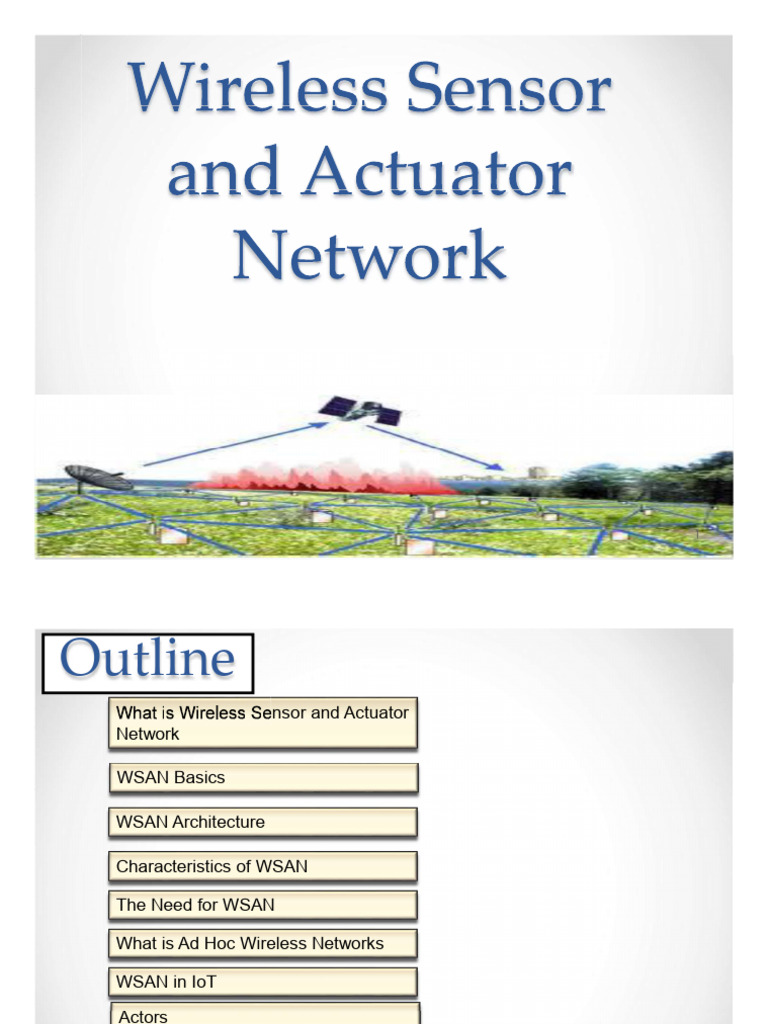 WSAN New | PDF | Wireless Sensor Network | Wireless Ad Hoc Network