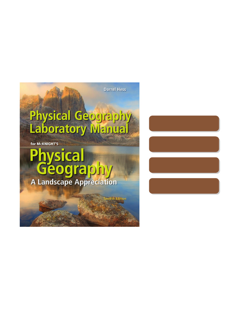 Physical Geography Laboratory Manual 12th Edition By Darrel Hess Darrel ...