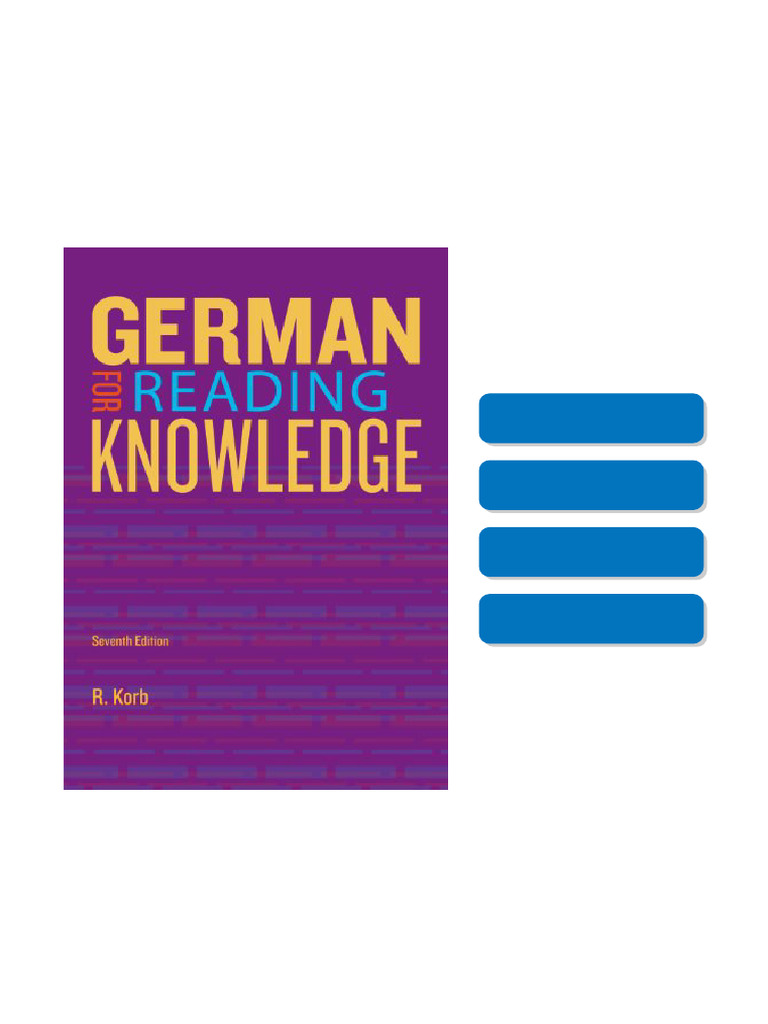 German for Reading Knowledge World Languages –Version official digital ...