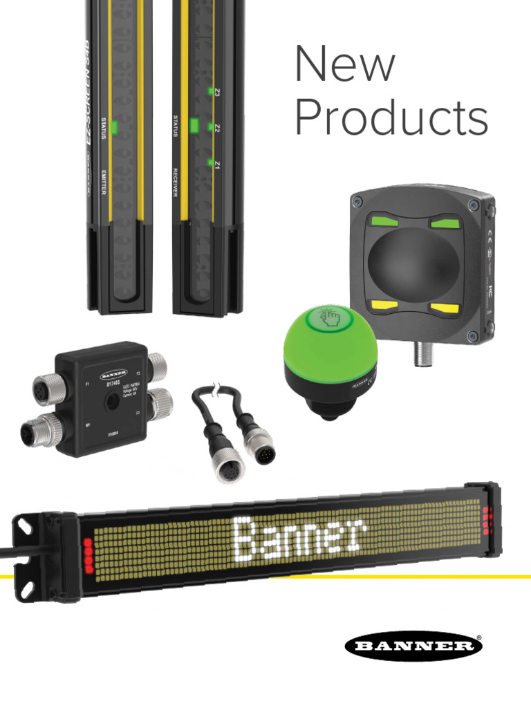 Catalogo Banner Engineering | PDF | Radar | Sensor