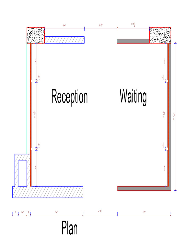 Plan of Reception & Waiting | PDF