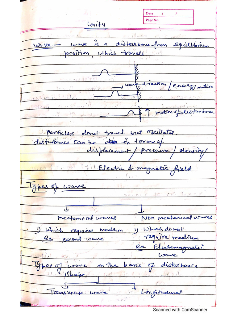 Unit 4 Wave Motion | PDF