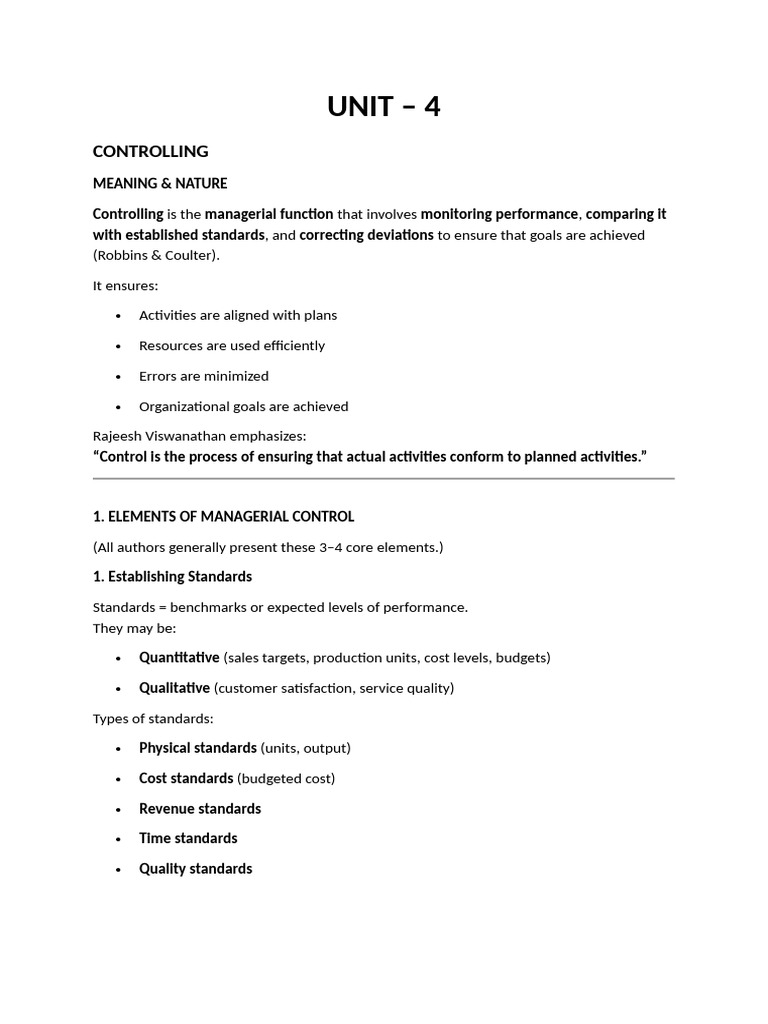 POM UNIT - 4 | PDF | Leadership | Motivation