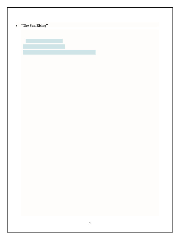 The Rising Sun | PDF