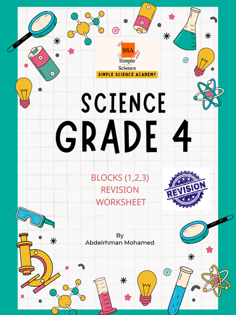 Grade 4 Blocks(1-3) Revision Worksheet | PDF | Rock (Geology) | Earth ...