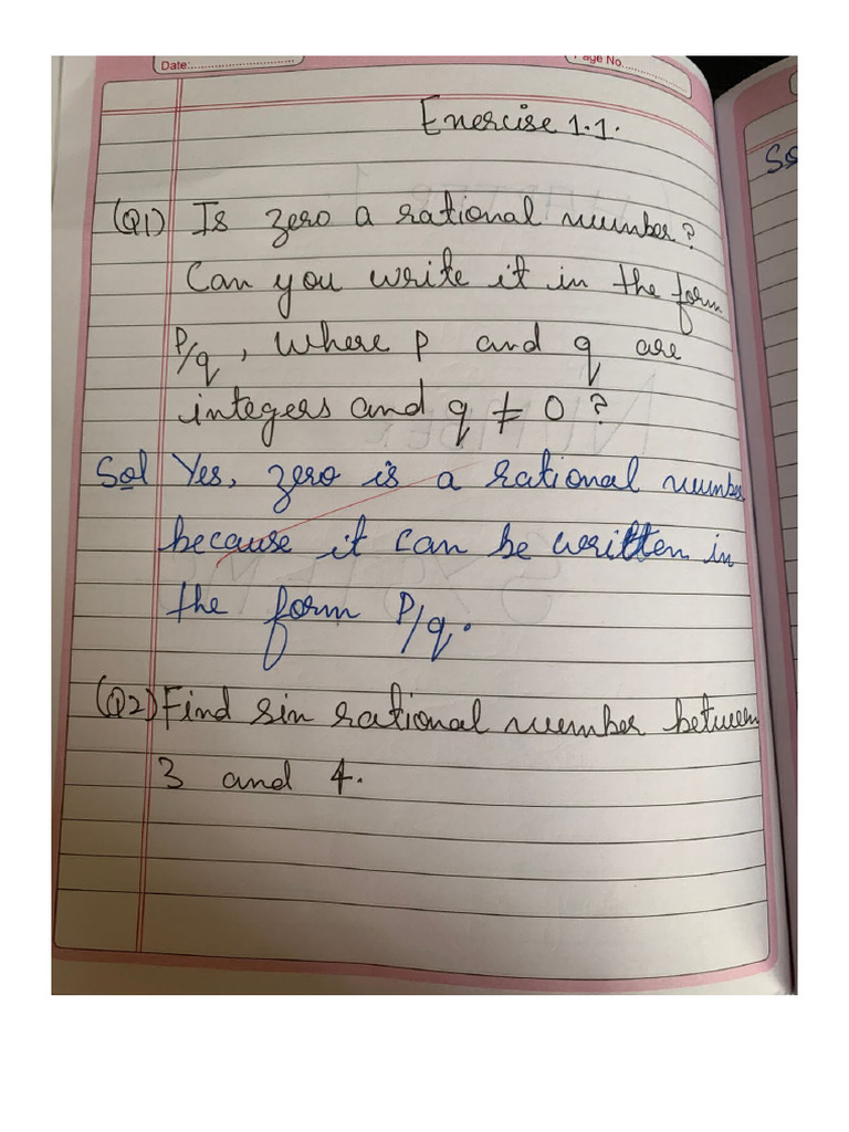 Math Exercise Notebook Pages | PDF