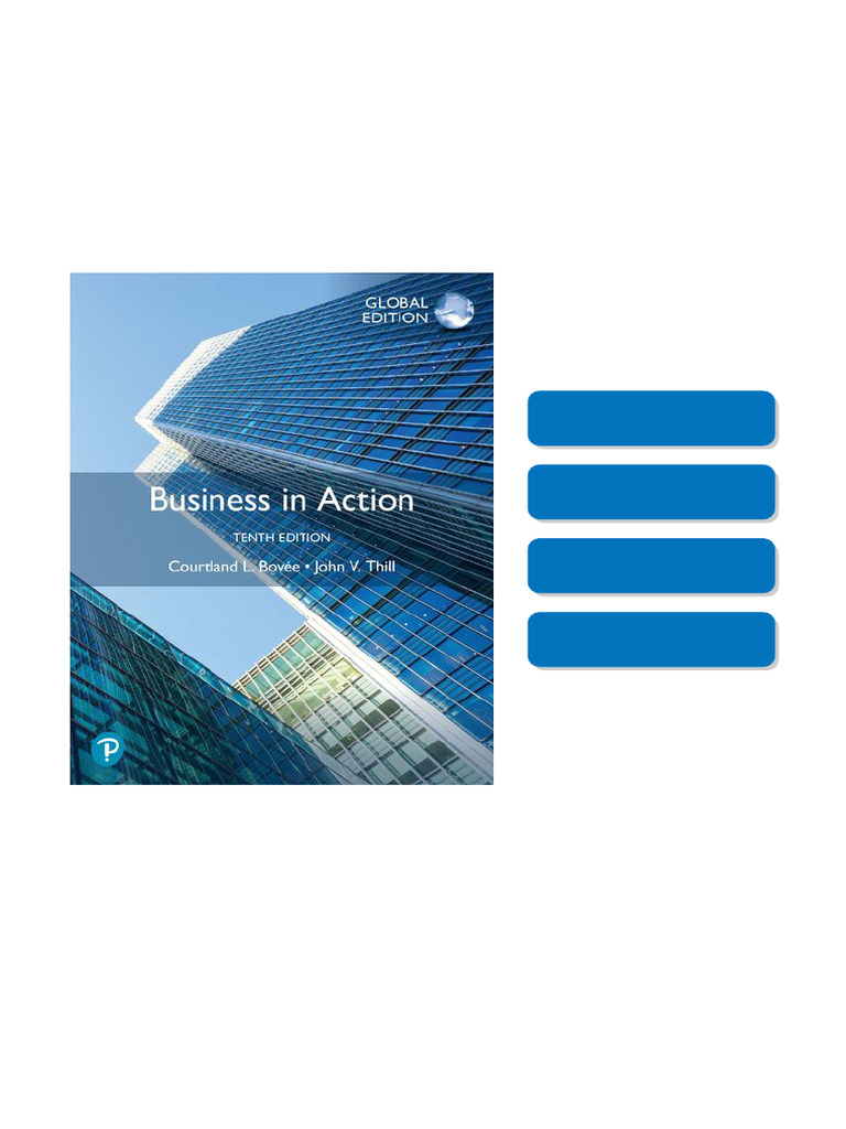 Business in Action, 10th Global Edition Courtland L. Bovée