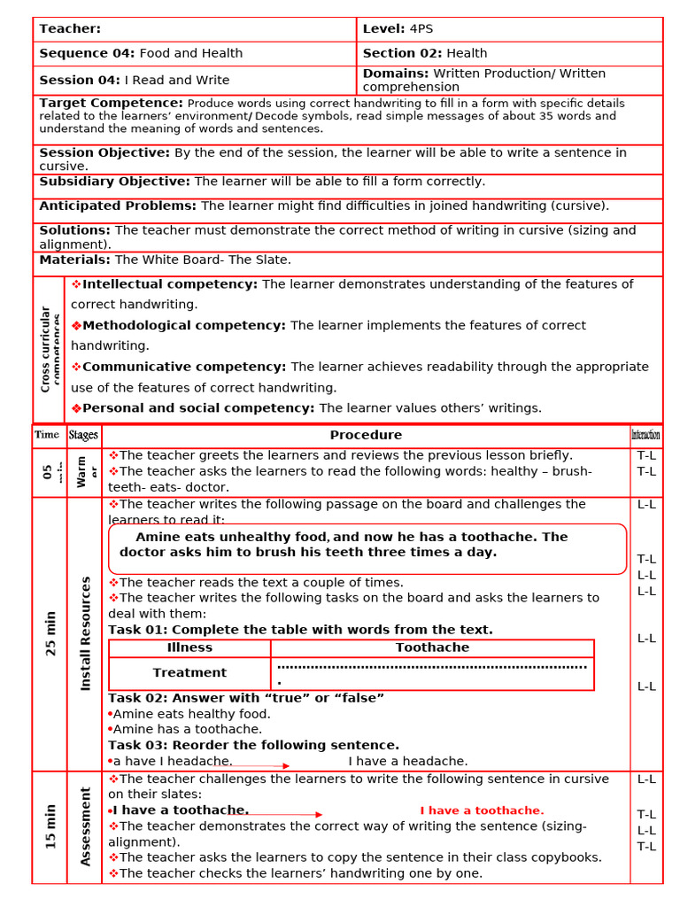 4.9.i Read and Write | PDF | Cognition | Learning