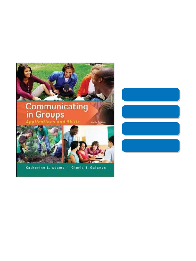 Communicating in Groups: Applications and Skills 9th Edition Available Any Format | PDF ...