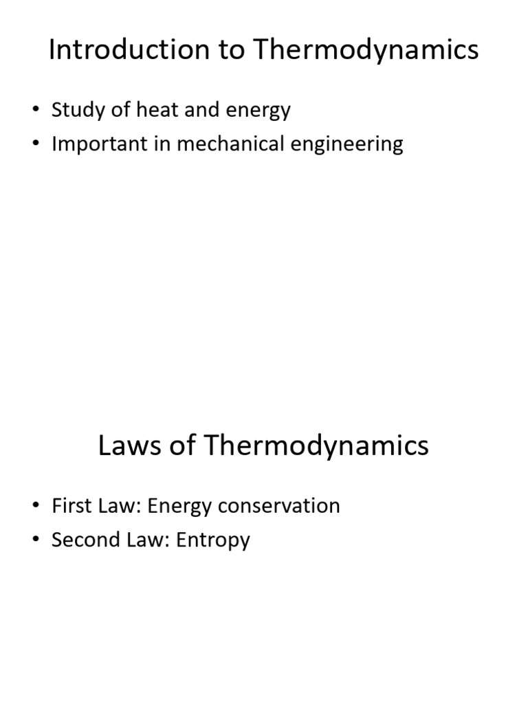Basics of Thermodynamics | PDF