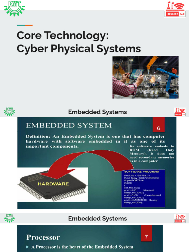 Class 6 - Cyber Physical Systems | PDF | Embedded System | Internet Of ...