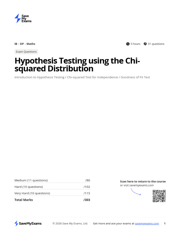 Hypothesis Testing Using the Chi Squared Distribution | PDF | P Value ...