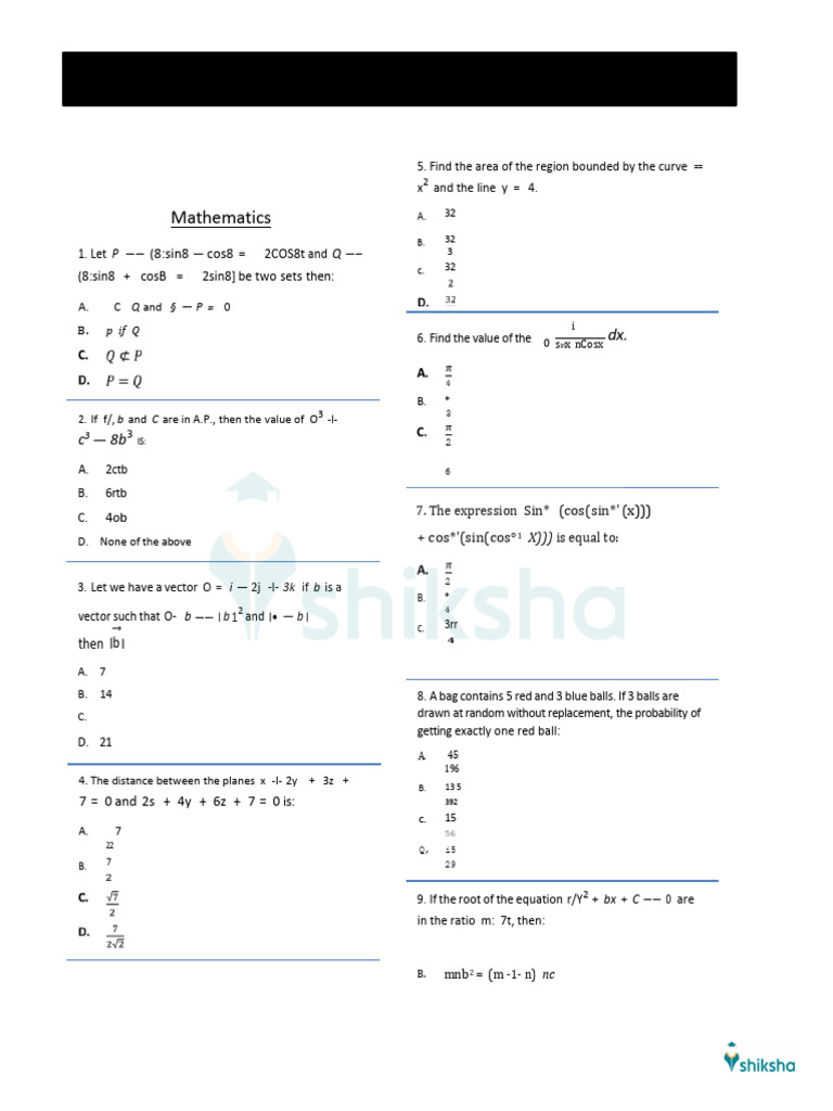 Manipal Practise Paper 2024 | PDF