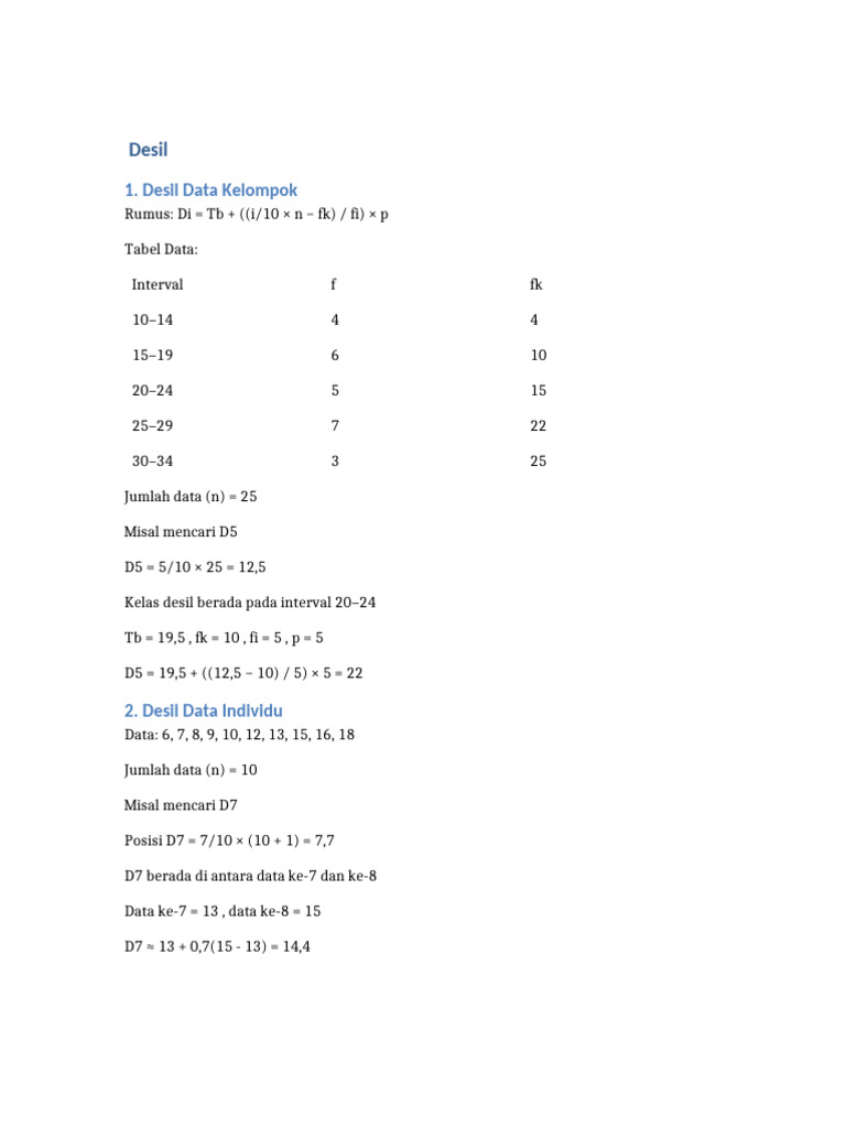 desil | PDF
