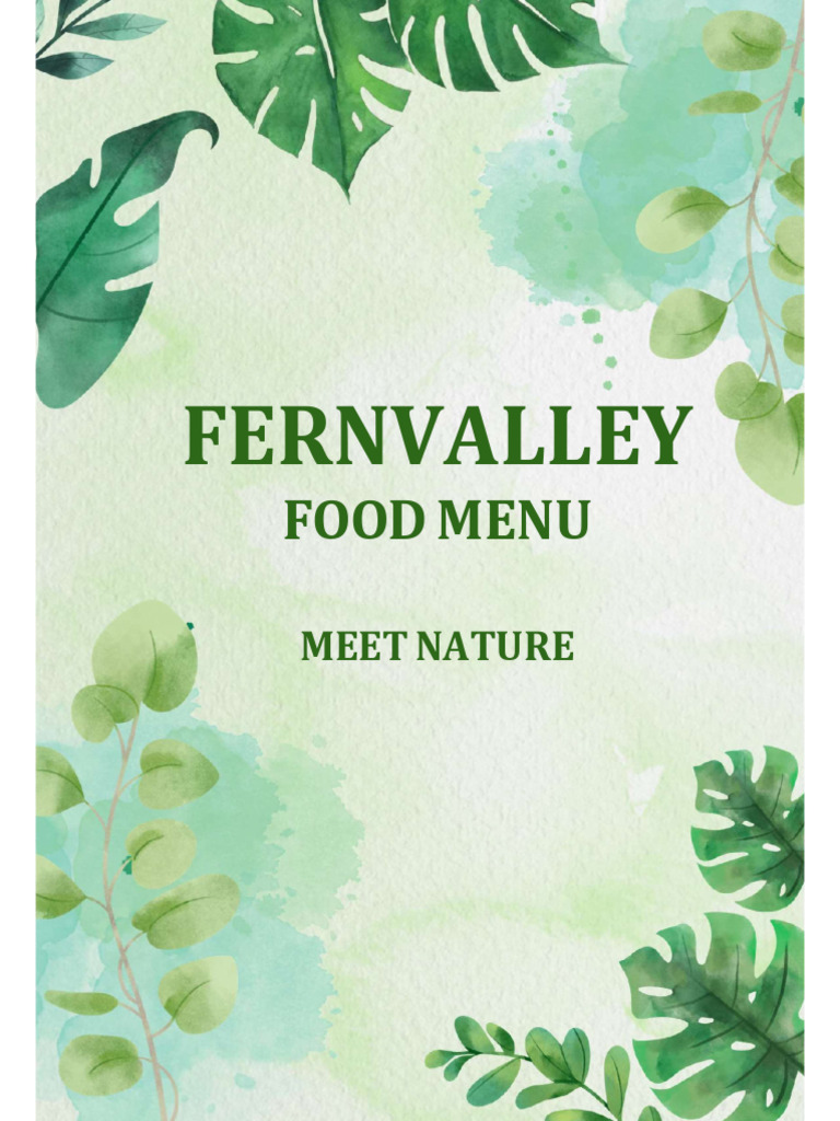 Final Food Menu 2026 | PDF