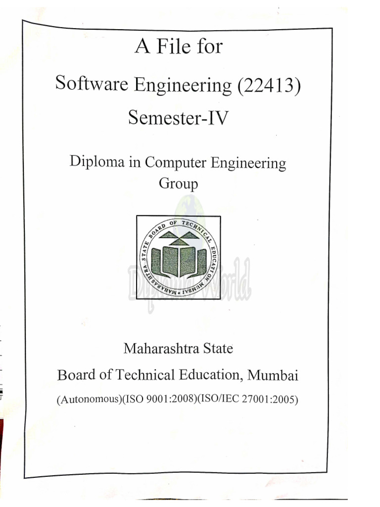 Software Engineering Solved Manual | PDF