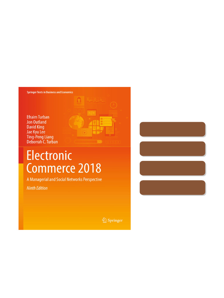 Electronic Commerce 2018 A Managerial and Social Networks Perspective ...