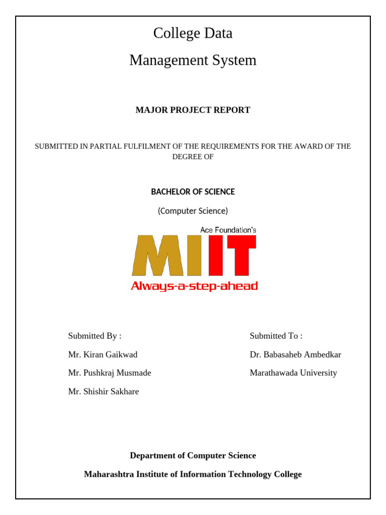 Collage Project - Kiran | PDF