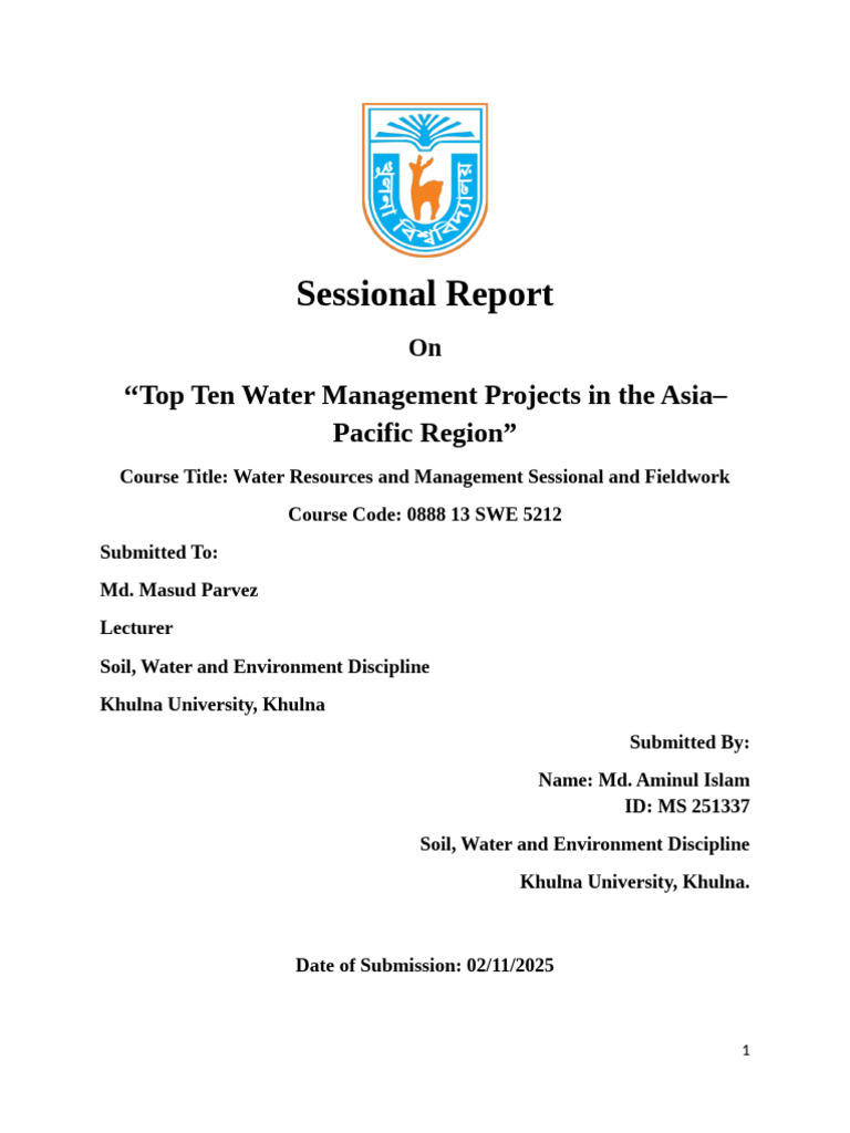 Top Ten Water Management Projects in the Asia | PDF | Hydroelectricity ...