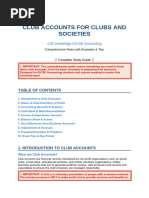 Monthly Club Financial Report Template | PDF | Expense | Budget