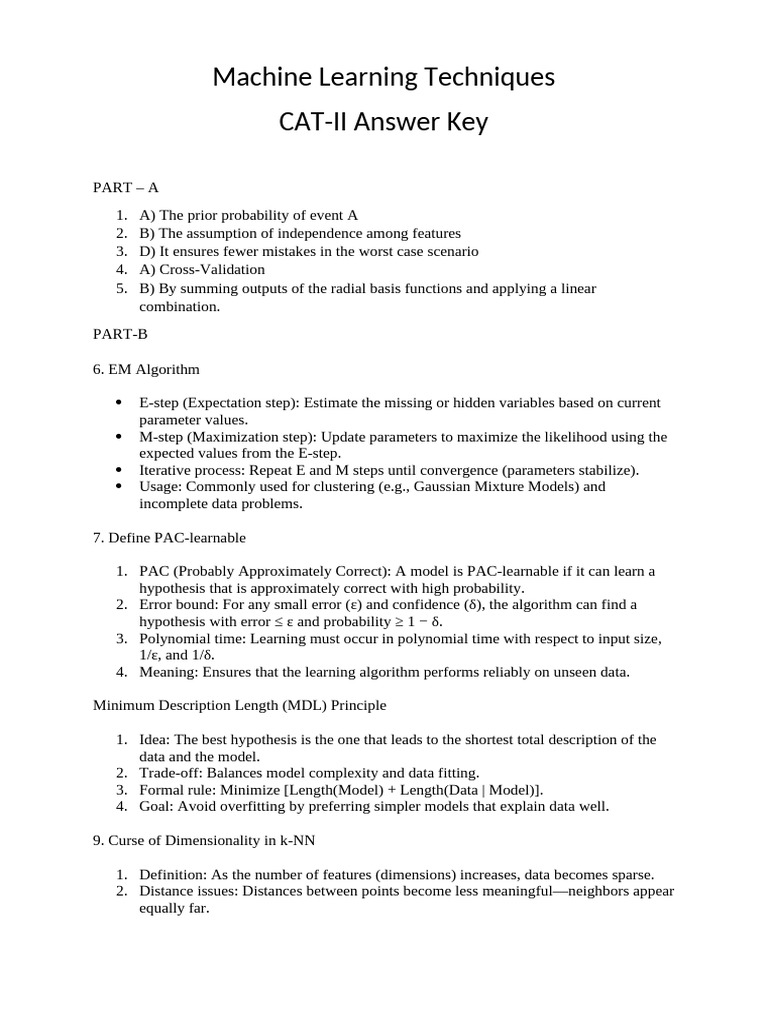 Machine Learning Techniques | PDF | Applied Mathematics | Machine Learning