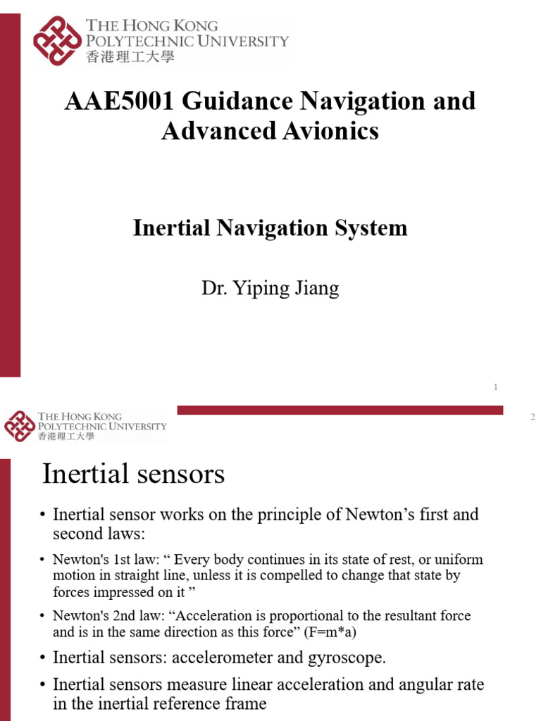 Chapter 3 Inertial Navigation System | PDF | Inertial Navigation System ...
