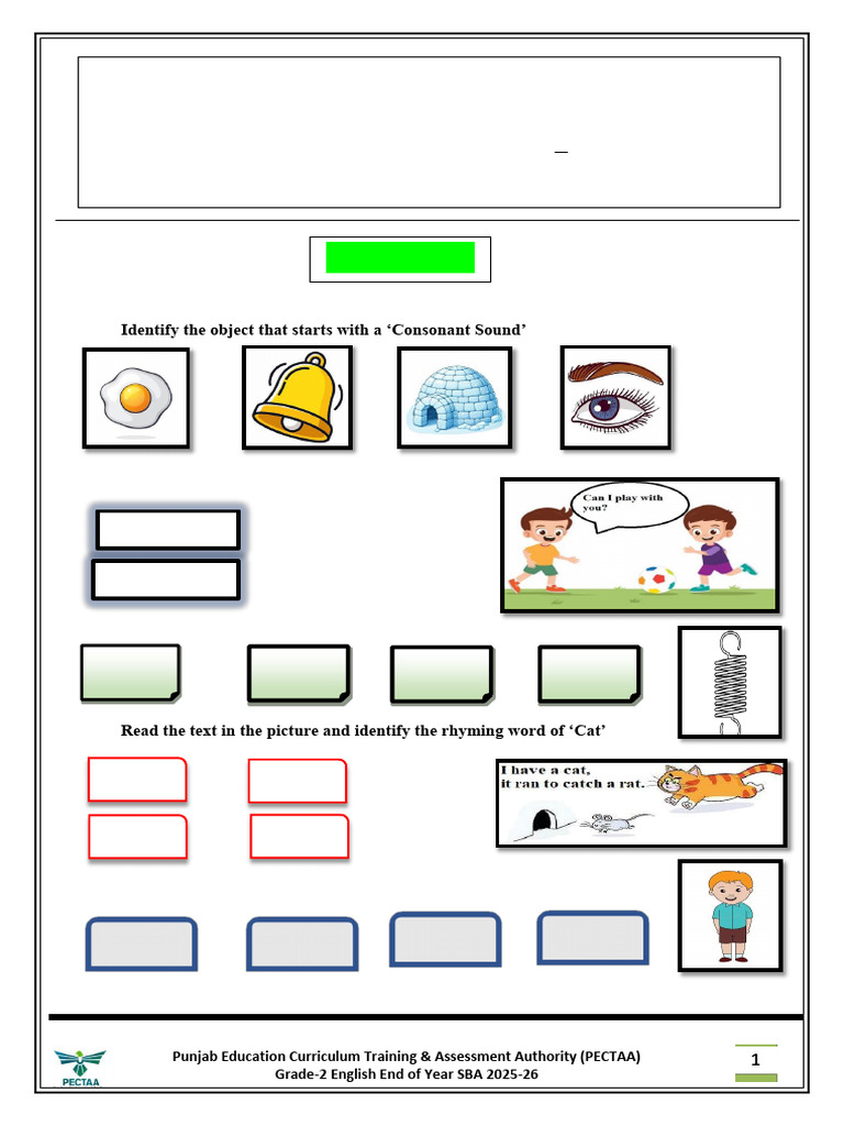 Grade 2 Paper Final | PDF | Linguistics