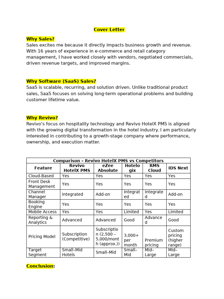 Cover Letter & Assignment | PDF | Subscription Business Model ...