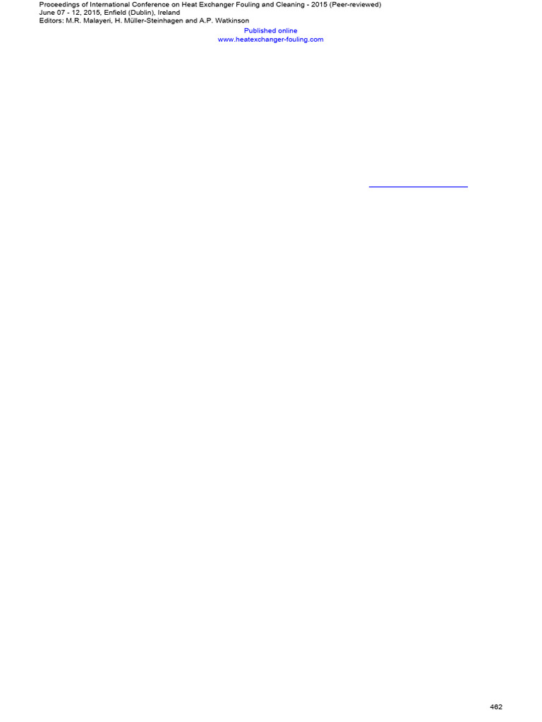 Corrosion Rate and Remaining Lifetime Calculation of Shell and Tube ...