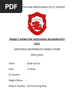 Download Project Work for Additional Mathematics 2012 Penang by Quah Qiu Yu SN102178449 doc pdf