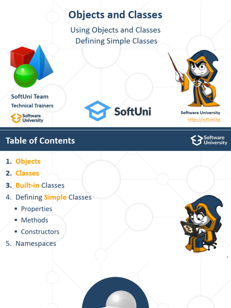 05 Objects and Classes | PDF | Constructor (Object Oriented Programming ...