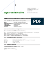 MSDS Agra Vermiculite English